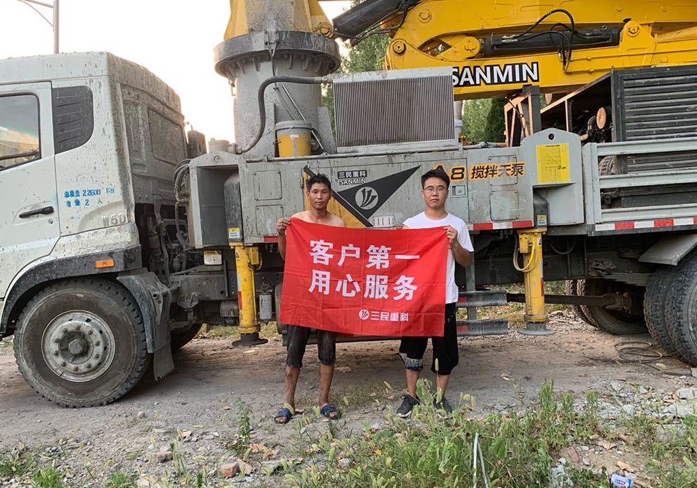 混凝土泵車 混凝土泵車